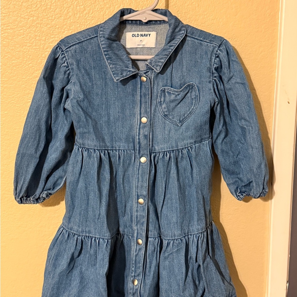 Old Navy Light Blue Denim Shirt